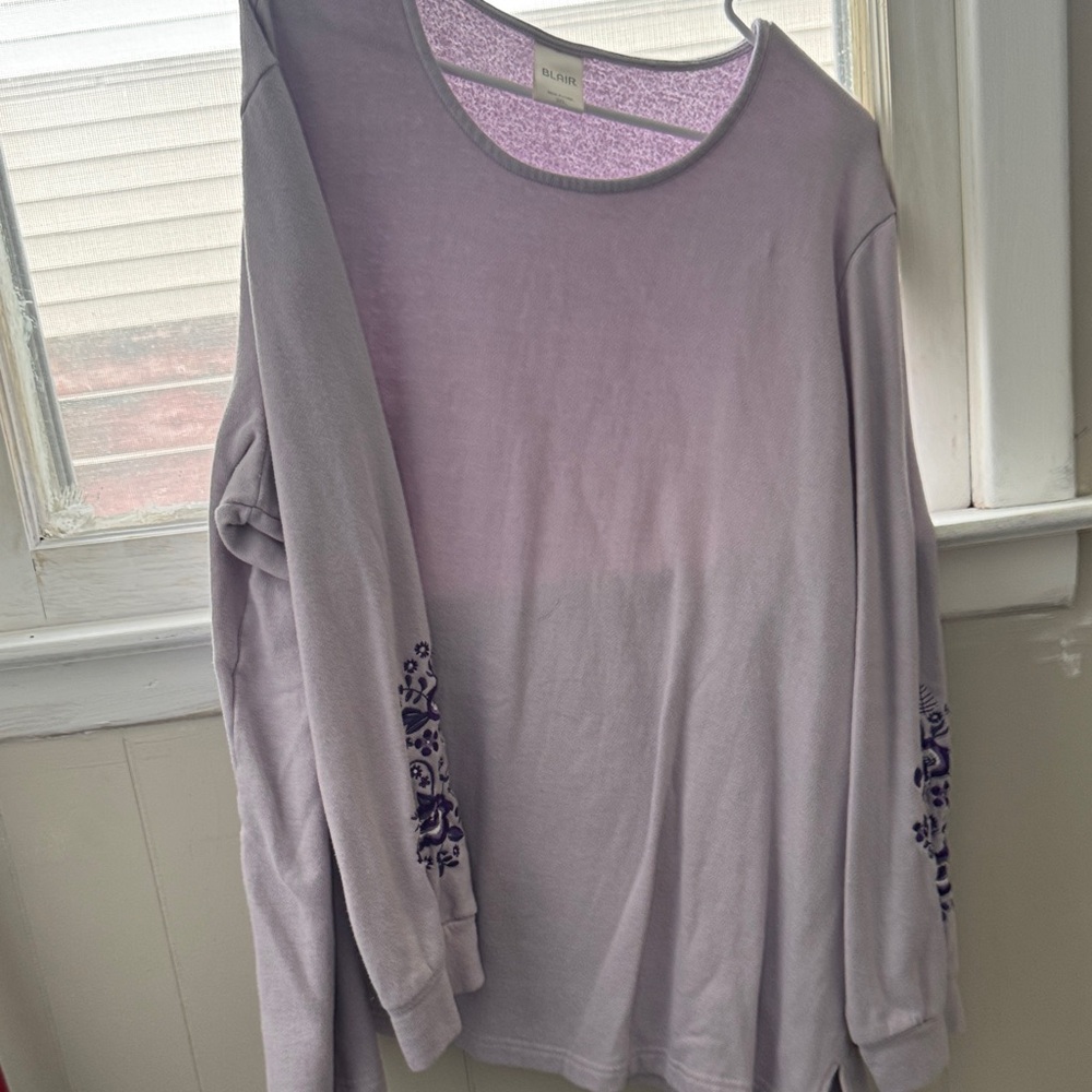 Blair Lavender Crew Neck Sweater